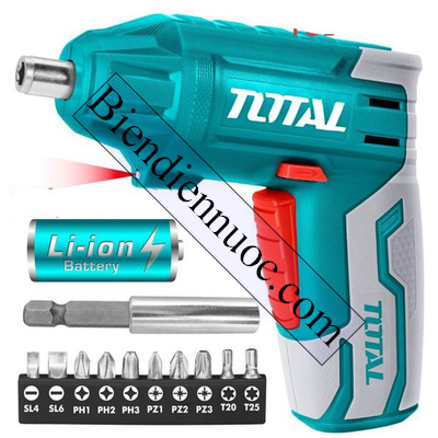Máy siết vít dùng pin Lithium 4V Total TSDLI0401
