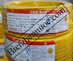 Dây đơn mềm 1x1.5 Cadisun vàng