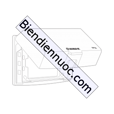 Hộp đậy phòng thấm nước dùng cho mặt công tắc chữ nhật loại ngang S323 VANLOCK