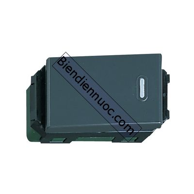 Công tắc B, 1 chiều, 250VAC - 16A dòng Wide Panasonic màu xanh