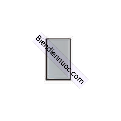 Mặt kín đơn dòng Wide Panasonic màu xám trắng
