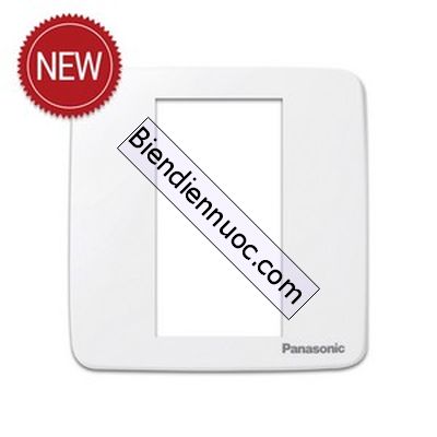 Mặt vuông dùng cho 3 thiết bị màu xám ánh kim dòng Minerva Panasonic