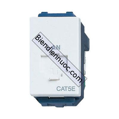Ổ cắm data CAT5 dòng Wide Panasonic màu trắng