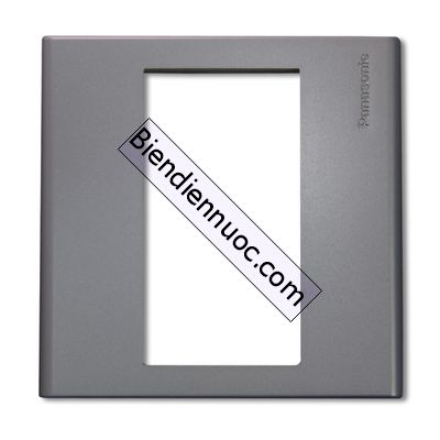 Mặt vuông dành cho 3 thiết bị màu xám đen dòng Refina Wide Panasonic