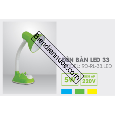 Đèn bàn LED 33 mã SP RD RL-33.LED Rạng Đông