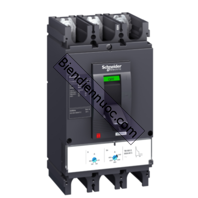 Cầu dao tự động dạng khối MCCB Easypact CVS630N, 3P, Type N, Icu=50kA/415V LV563316 600A Schneider